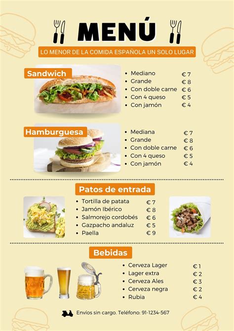 Menu .
